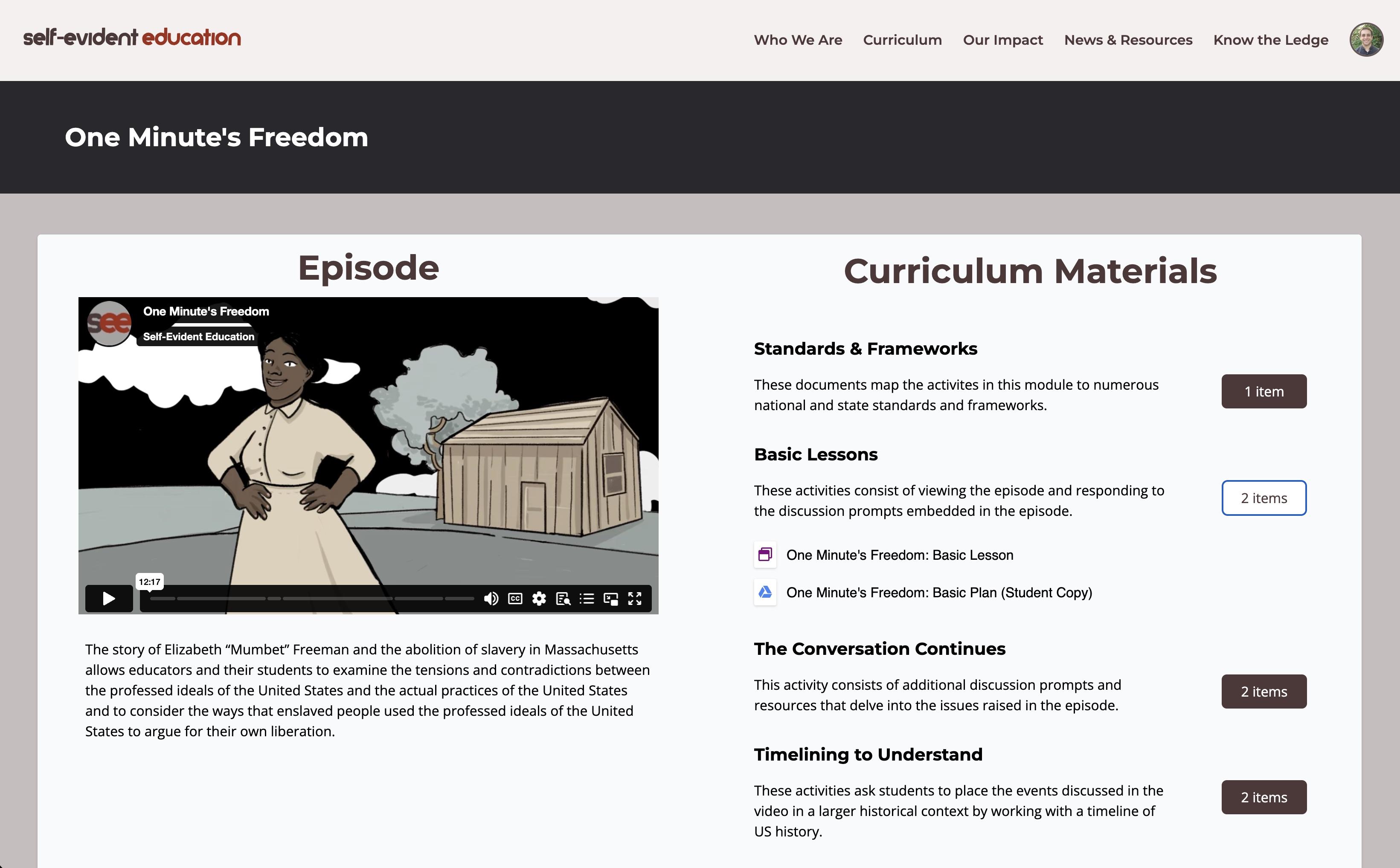 Self-Evident Education